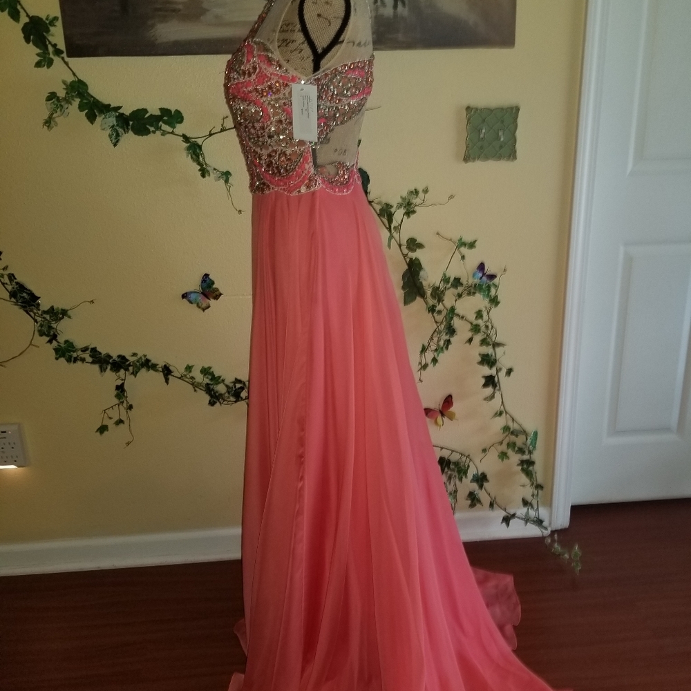 Rachel Allan Illusions Runway Design size 4